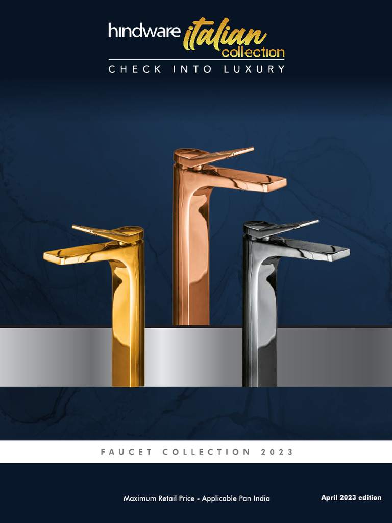 Faucet Catalogue 2023 24 | PDF | Tap (Valve) | Bathroom