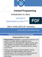 Lecture - Polymorphism