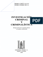 Investigación Criminal y Criminalística