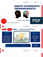 El Pensamiento Divergente en El Emprendimiento: Docente: Karla Mariela Oblitas de Las Casas