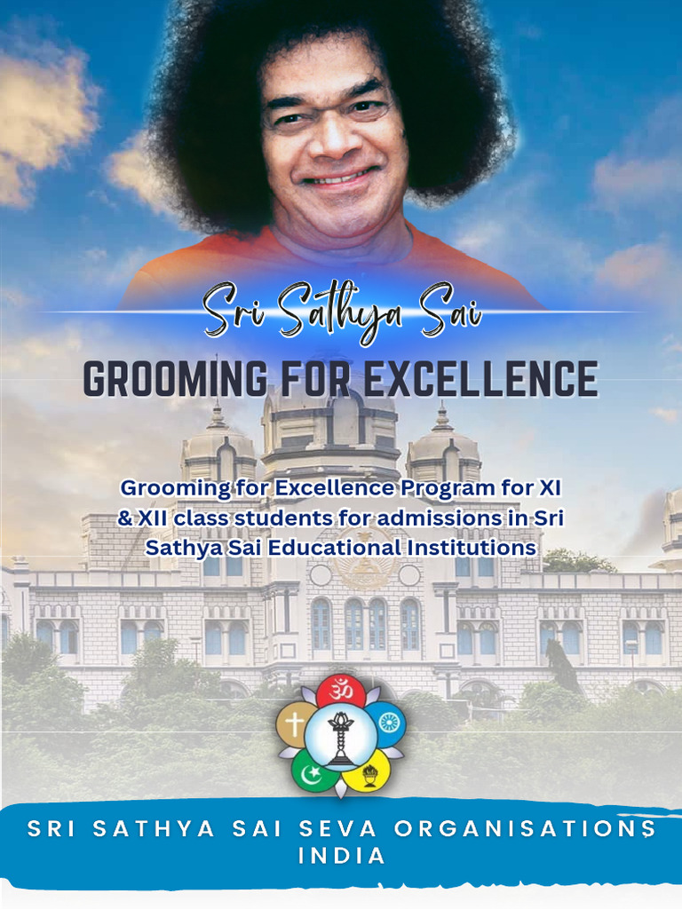 Grooming For Excellence PDF Sathya Sai Baba University And