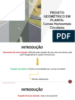 20 10 Projeto Geom Trico em Planta Curvas Horizontais Circulares