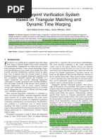 A Fingerprint Verification System Based