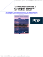 Auditing and Assurance Services A Systematic Approach Messier 8th Edition Solutions Manual
