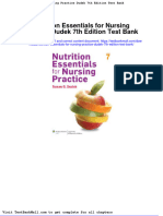 Nutrition Essentials For Nursing Practice Dudek 7th Edition Test Bank