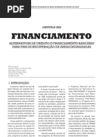 Alternativas de financiamento para utilização de áreas alteradas pelo setor bancário 