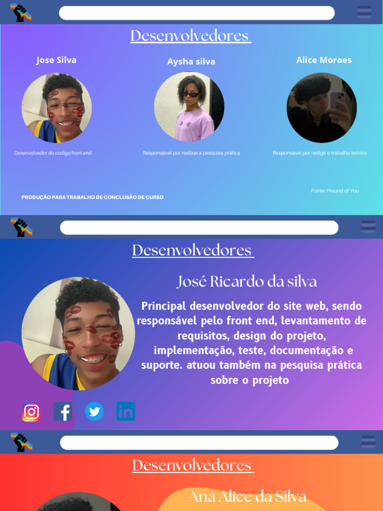Rascunho Tela Desenvolvedores | PDF