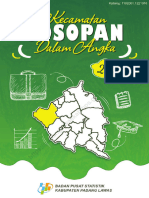 Kecamatan Sosopan Dalam Angka 2023