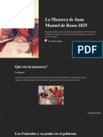 La Mazorca de Juan Manuel de Rosas 1829