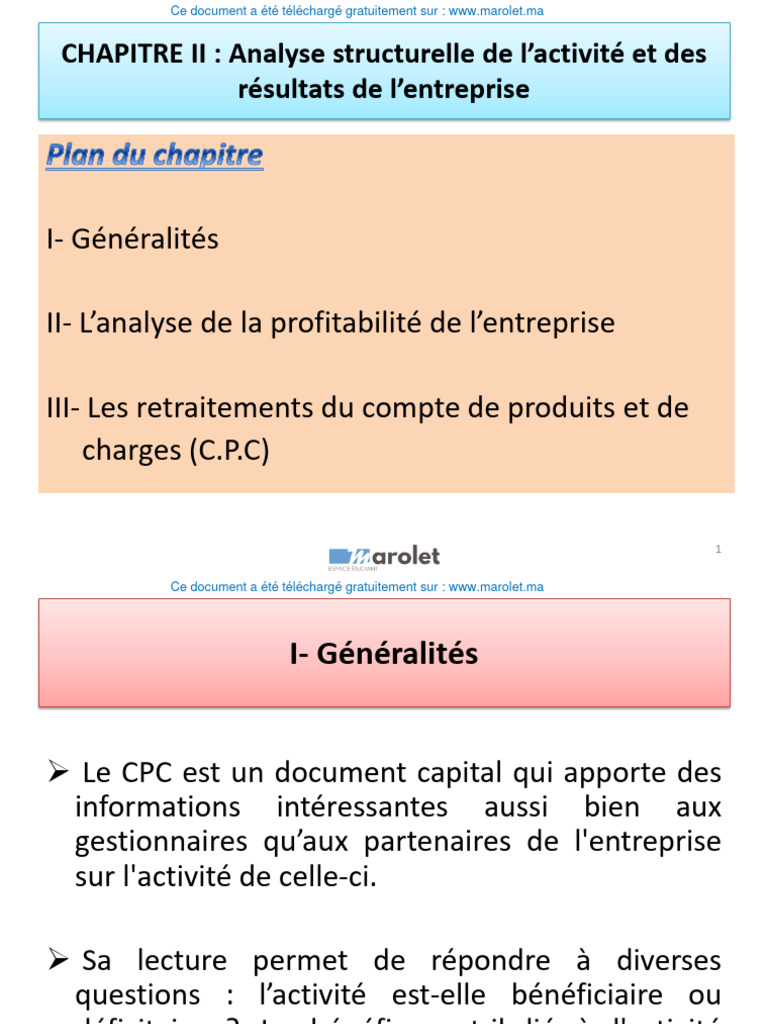 Analyse de la profitabilité d'entreprise | PDF | Revenu brut ...