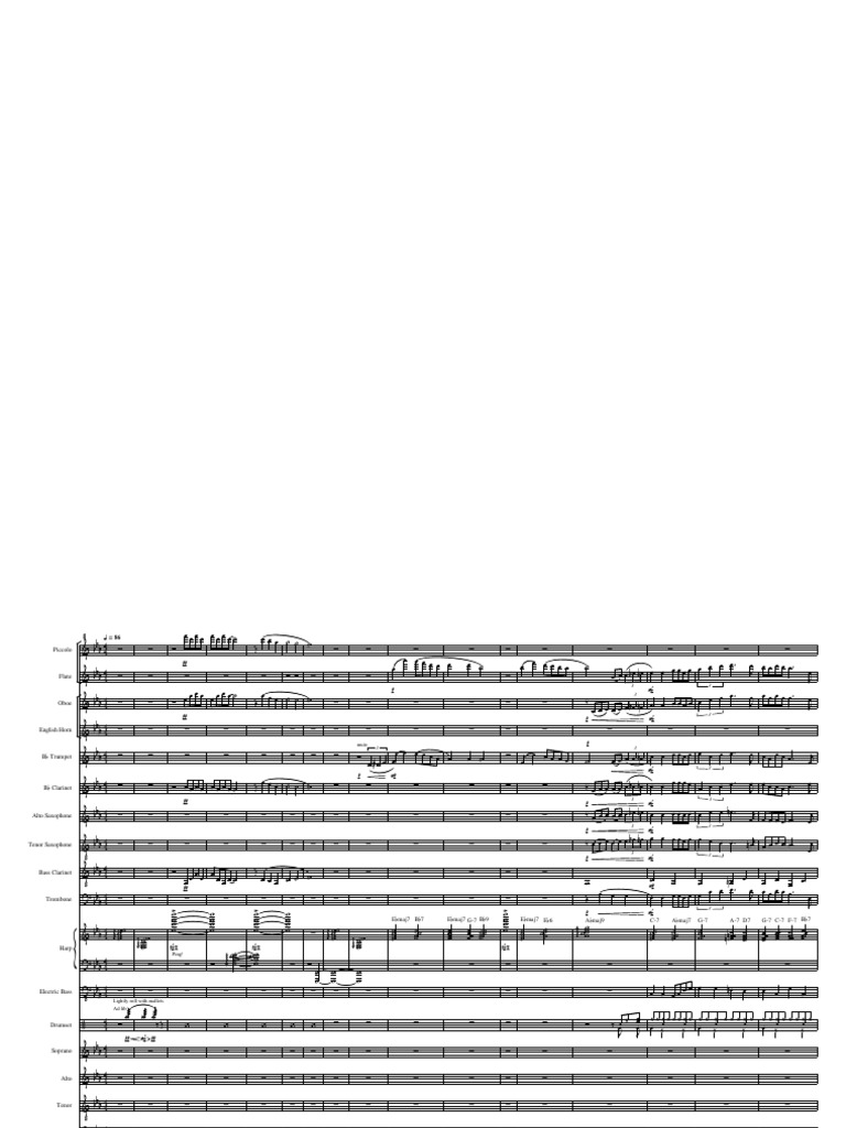 Chestnuts 1st Draft Better PDF Music Production Musical Instruments