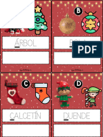 Letras Del Abecedario Navidad