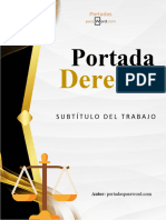 Portada para Word Derecho Prestigio