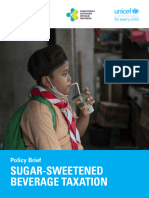 Policy Brief - Sugar-Sweetened Beverages Taxation