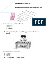 Prueba de Matemática - 14 de Noviembre 2023