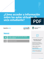 Como Acceder A Informacion Sobre Las Aulas Virtuales de Un-A Estudiante Familias