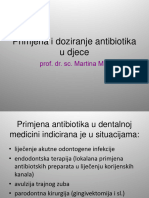 Primjena I Doziranje Antibiotika U Djece: Prof. Dr. Sc. Martina Majstorović