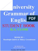 A University Grammar of English Book by Randolph Quirk