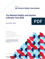 Toy Related Deaths and Injuries 2022 Annual Report