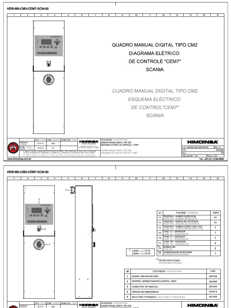 M5 CM2 50-60HZ 24VDC Cem7 Scania 9700098 | PDF | Eletromagnetismo ...