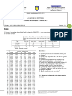 SJD SJP 5 Analyse de Donnees Examen Rattrapage 2020 - 2021 A - Bend Janvier 2021
