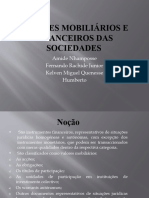 Valores Mobiliários e Financeiros Das Sociedades...