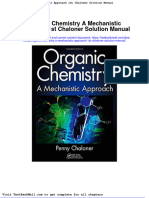Organic Chemistry A Mechanistic Approach 1st Chaloner Solution Manual