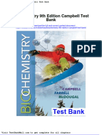 Biochemistry 9th Edition Campbell Test Bank