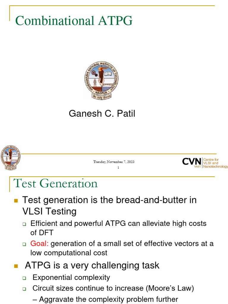 Combinational ATPG Techniques Explained | PDF | Applied Mathematics ...