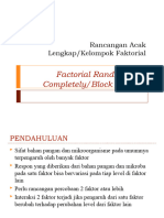 Rancangan Acak Kelompok Faktorial (RAKF)