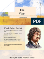 The Vine: by Robert Herrick