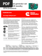 Cummins GGLA Spec Sheets