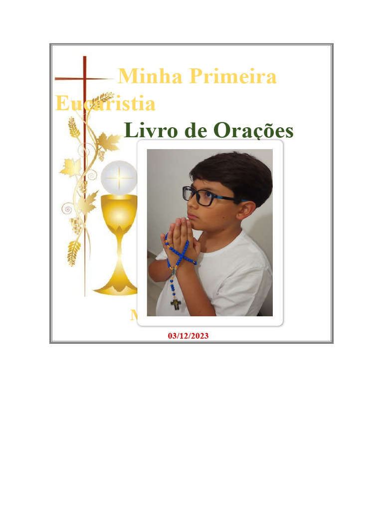 Minha Primeira Eucaristia Pdf