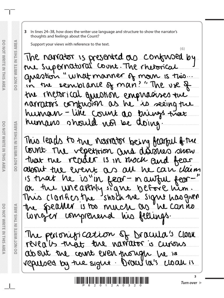 June 2020 English Language Paper 1