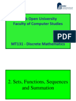 MT131 Tutorial - 2 Sets Functions Sequences and Summation - 2023-2024