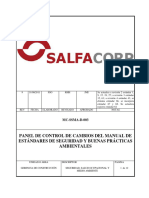 Panel de Control de Cambios MC-SSMA-E Manual de Estándares Rev 9