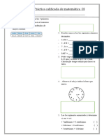 Practica Calificada Tercer Grado - Semana 05