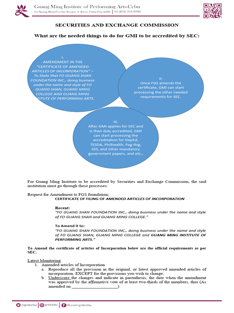 Sec Requirements | PDF | Private Law | Business Law
