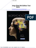 Biopsychology Pinel 9th Edition Test Bank