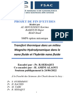 Transfert Thermique Dans Un Milieu Magnéto Hydrodynamique Dans Le Nano Fluide Et L'hybride Nano Fluide