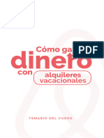 Temario Como Ganar Dinerocon Alquileres Vacacionales Actualizado 16 Enero