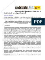 Actividad Extraprocesal Del Ministerio Fiscal en El