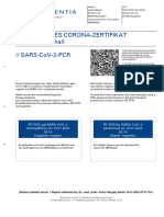 Persönliches Corona-Zertifikat Für Haidy Mikhail // Sars-Cov-2-Pcr