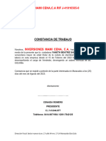 Carta de Trabajo Alfonso