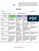 Rubrica Debate