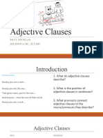 Introduction To Adjective Clauses PowerPoint ILI MD, Chapter 12, E4 Grammar