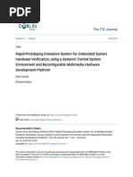 Rapid-Prototyping Emulation System For Embedded System Hardware V