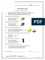 PPE Quiz English