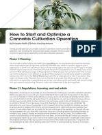 How To Start and Optimize A Cannabis Cultivation Operation - An Analytical Cannabis How To Guide