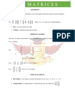 Matrices - PART 1 Form 5